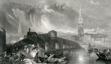 Inverness, grabado por W. Miller, 1836